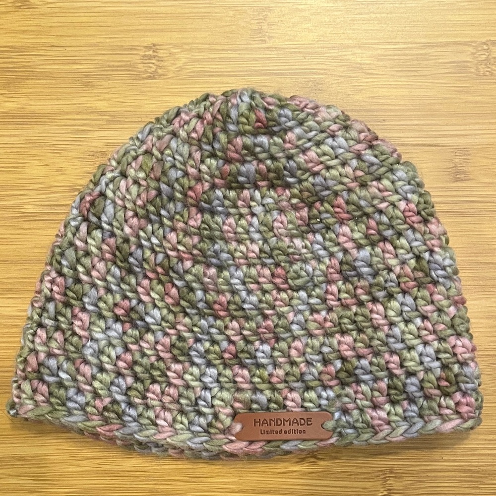 Handmade Multicolor Knit Beanie